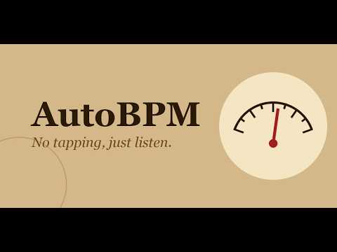 Automatic BPM Detector Counter video thumbnail
