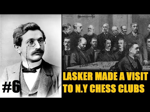 Emanuel Lasker vs James Moore Hanham - New York (1892) #6