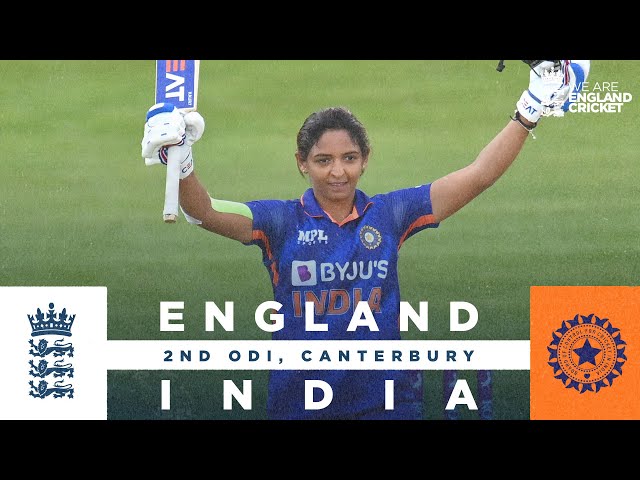 Kaur Stars With Unbeaten 143 | Highlights – England v India | 2nd Women’s Royal London ODI 2022