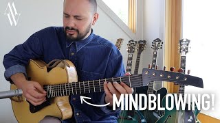 Video thumbnail for KEN PARKER ARCHTOP Acoustic Guitar "Sidekick" - Michael Watts - Between Streets by Michael Watts