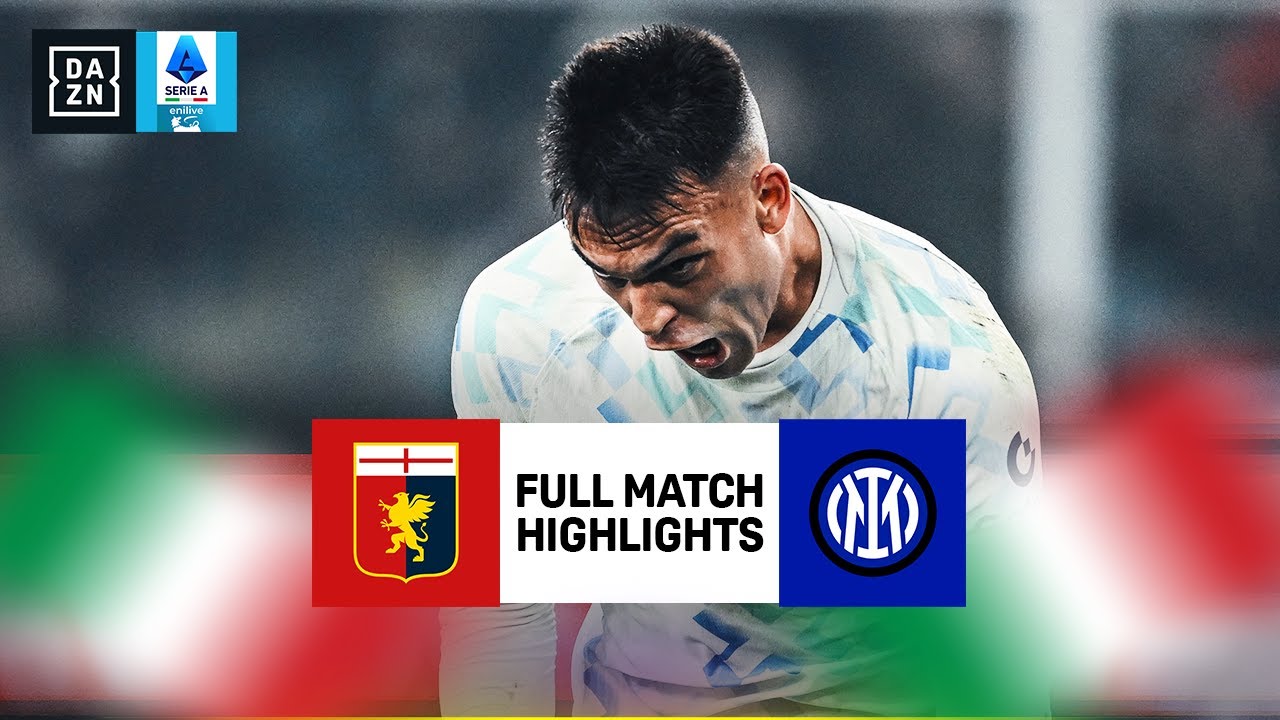 Inter Milan vs Genoa | Lega Serie A Highlights | Matchday 15 | 2025-2026
