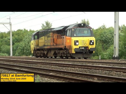 70817 at Bamfurlong - 22nd June 2020