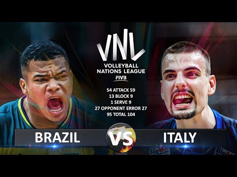 Brazil vs Italy | Men's VNL 2024