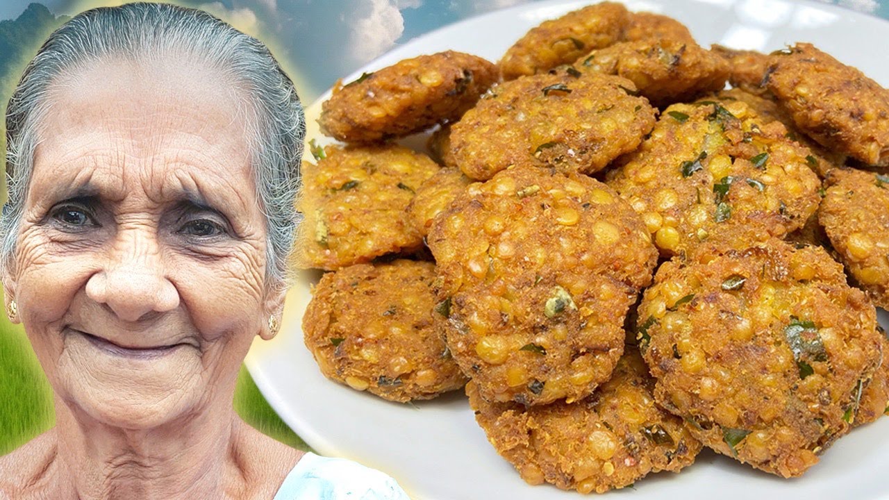 Masoor Dal Vada Recipe - Parippu Wade