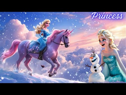 Elsa ❄️ and Her Horse | A Frosty Fairytale Ride ❄️🐎Elsa’s Winter Wonderland Ride ⛄️ #elsa #frozen