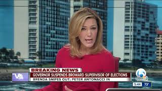 Governor Rick Scott suspends Broward Elections Supervisor Brenda Snipes from office