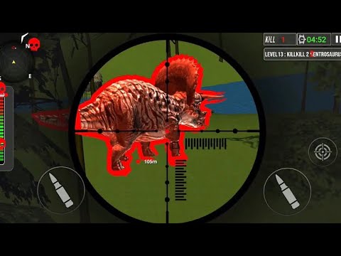 Best Dino Games - Wild Dinosaur Hunting Gun Game Android Gameplay