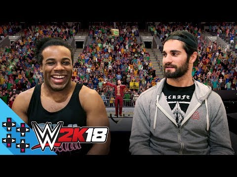 WWE 2K18: SETH ROLLINS & AUSTIN CREED take on THE NATURAL DISASTERS! - UpUpDownDown Plays