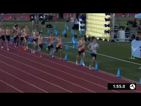 Boys Mile Spewak Training HS [8 under 4:05!] - HOKA Festival of Miles 2025 [Full Race Replay]