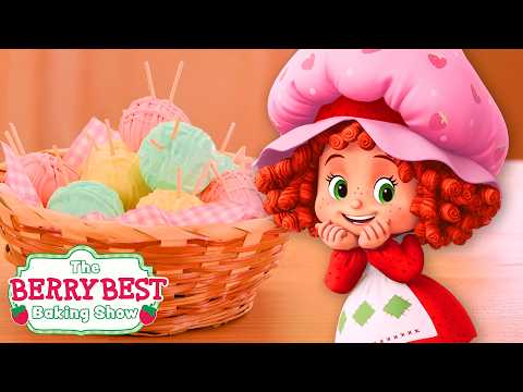 Yarn Ball Cake Pops 🍓 The Berry Best Baking Show 🍓 Strawberry Shortcake 🍓 Show for Kids - Kids TV Series, Kingdom Kids Zone - Strawberry Shortcake - WildBrain