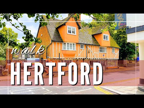 Hertford Hertfordshire UK | Town Walk 2024