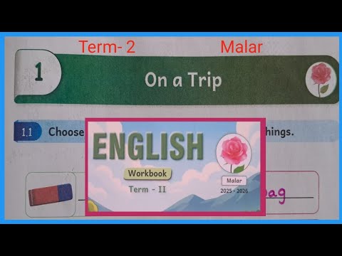 On a Trip, Malar, English workbook answers 