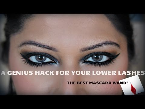 HOW TO APPLY MASCARA ON YOUR LOWER LASHES WITH AN INTERDENTAL BRUSH | MAKEUP HACK Video