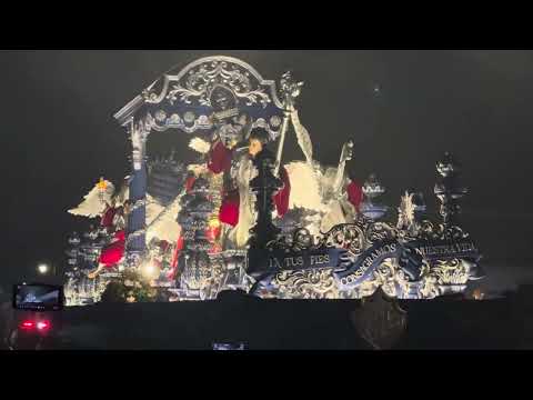 Jesus Nazareno de Santa ana a su paso por san jose catedral en sus bodas de plata de consagracion