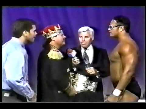 8/24/1996 - USWA - The Rock (as Flex Kavana) promo with Jerry Lawler