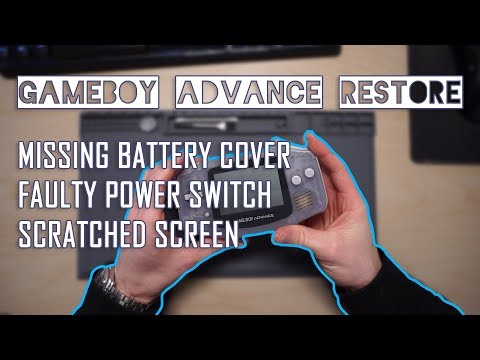 Gameboy Advance Restore - eBay Junk: Screen Replacement, Faulty Power Switch and Cleaned