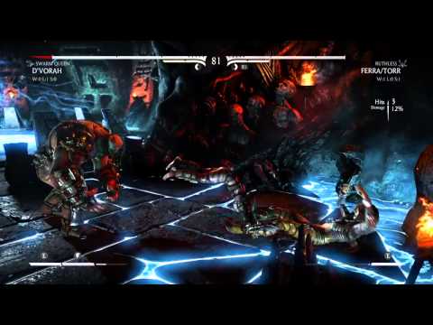 MKX: HoneyBee (Swarm Queen D'Vorah) vs Biohazard (Ruthless Ferra/Torr) Part 1