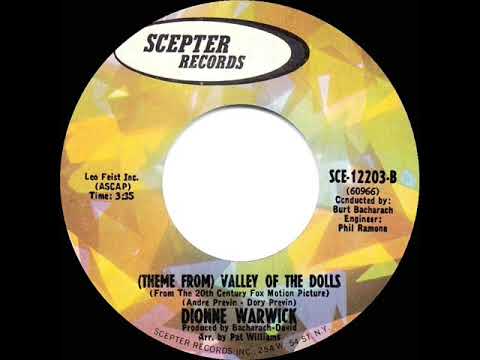 1968 HITS ARCHIVE: (Theme From) Valley Of The Dolls - Dionne Warwick (a #1 record--mono 45)