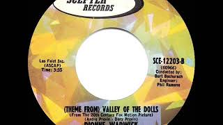 1968 HITS ARCHIVE: (Theme From) Valley Of The Dolls - Dionne Warwick (a #1 record--mono 45)