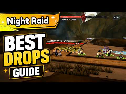NIGHT RAID GUIDE (BEST DROPS and EXTRACTION TIPS) in UNIVERSAL TOWER DEFENSE Z Roblox