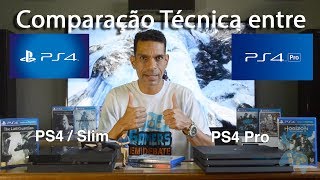 PS4 PRO - COMPARATIVO TÉCNICO COM O PS4 NORMAL QUAL A MAIOR DIFERENÇA ENTRE ELES?