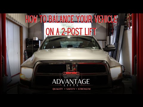 How to Center Your Car on a 2-Post Lift | Advantage Lift Lessons