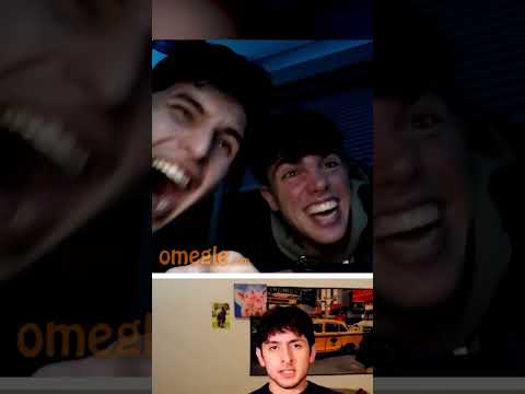 Me golpeo a mi mismo en Omegle #shorts #omegle