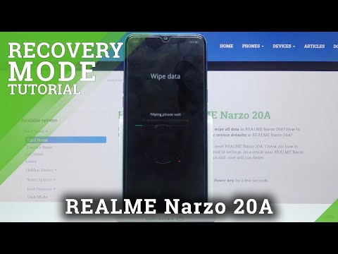 Hard Reset device by Recovery Mode - REALME Narzo 20A