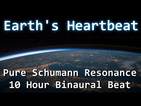 7.83 Hz Pure Schuman Resonance | 10 Hour Binaural Beat | Black Screen