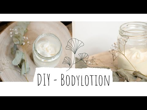 DIY BODYLOTION - Mit nur 4 Zutaten - vegan & zero waste - MinaMachts