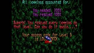 Lemmings on Commodore Amiga 500