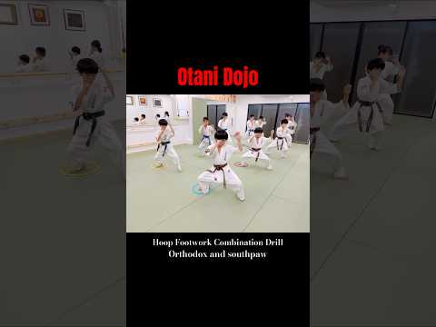 フープ・フットワーク•コンビネーション・ドリル #大谷道場 #大谷 #coordination #agility#kyokushin #karate #footwork #フットワーク #shorts