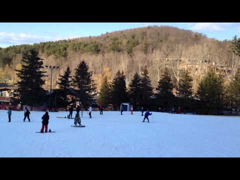 Skiing With Salman at Catamount