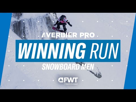 Victor De Le Rue I Snowboard Men Winning Run I 2024 Verbier Pro