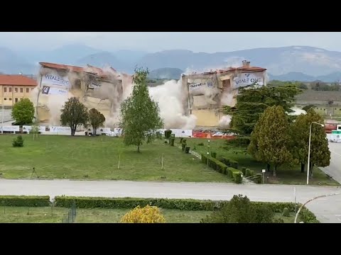 Spilimbergo, fatte saltare con l'esplosivo due palazzine della caserma di Tauriano