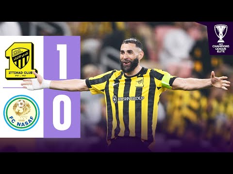 BENZEMA delivers in crucial home win! | Al Ittihad 🇸🇦 vs PFC Nasaf 🇺🇿 | Highlights ACL Elite™