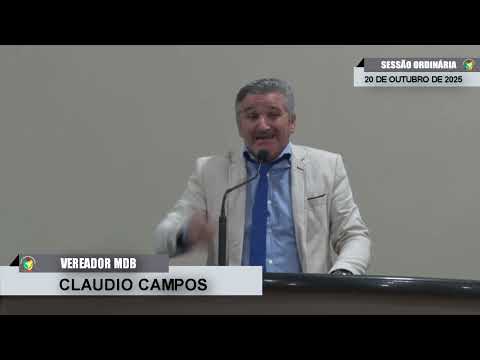 CMBTE - USO DE TRIBUNA PELO VEREADOR CLAUDIO CAMPOS - MDB