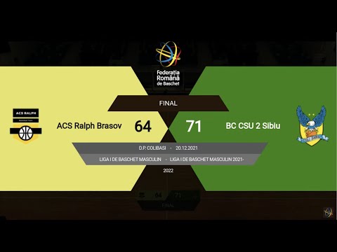 L1BM 2021-2022: Ralph Brașov - BC CSU 2 Sibiu