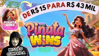 😱 COMO PODE? De R$ 15 para R$ 43 MIL no Piñata Wins! - PG Soft 🎰💰