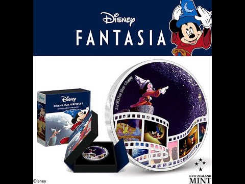 Disney Cinema Masterpieces – Fantasia 3oz Silver Coin