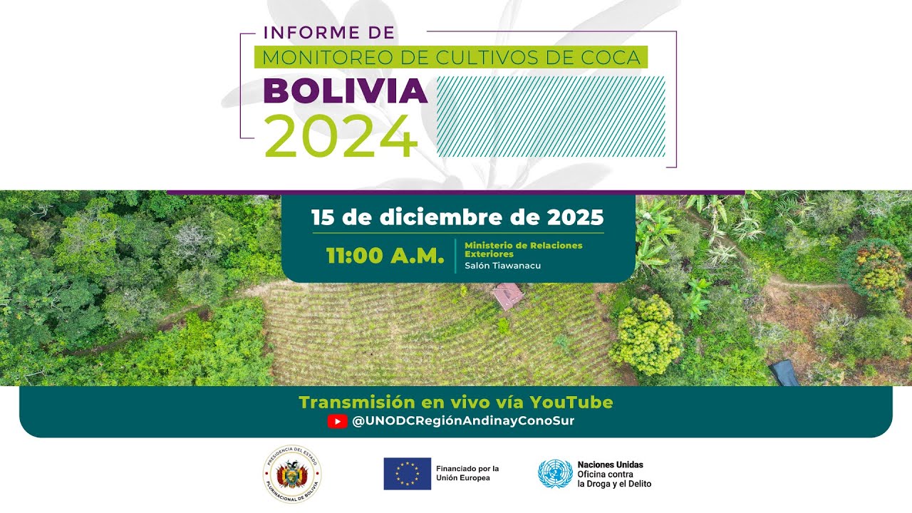 Informe de Monitoreo de Cultivos de Coca 2024 - Bolivia