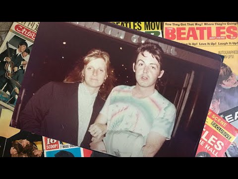♫ Paul and Linda McCartney backstage with Rolling Stones at The Palladium, 1978