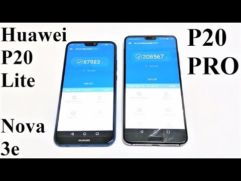 Huawei P20 Pro vs Huawei P20 Lite (Nova 3e) - BENCHMARK COMPARISON