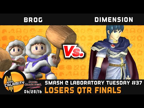S@LT #38 | Dimension (Marth) vs NBR | Brog (IC) - Losers Qtr Finals - SSBM