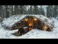 Survival Expert Builds 4 Amazing Shelters In The Forest Start To Finish Osbushcraft