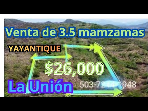 🌿 Terreno en Venta en Yayantique – 3.5 Manzanas con Acceso y Naturaleza 🌄 $26,000 por manzana.