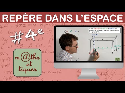 Se repérer dans l'espace - Quatrième
