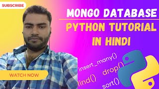 Download the video "Python Tutorial - MongoDB Setup and CRUD Operations in Hindi"
