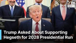Trump Asked If He Would Support Pete Hegseth for President in 2028 | AC1N