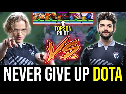 TOPSON 2 Heroes in 1 Game vs. CEB - Never Give Up DOTA! DOTA 2